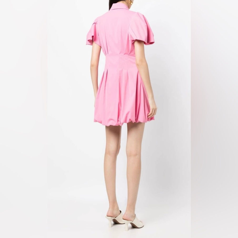 Simkhai CALLISTA PUFF SLEEVE DRESS -Pink - Picture 3 of 5